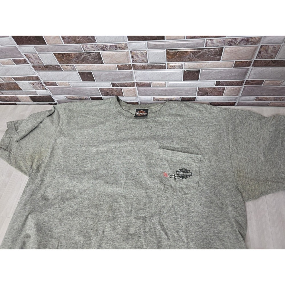 Vintage 2004 Savannah Georgia Harley Davidson T-Shirt XL Oily Distressed Cool... - Picture 3 of 16